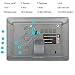 Digital Picture Photo Frame 7-Inches – EMOKILI Digital Photo Frame 1024X600 IPS Screen Resolution with 720P Video Playthumb 3