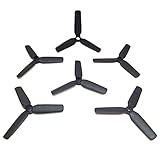Lego Parts: Plane/Helicopter Propeller 3 Blade - 9 Diameter (Service Pack of 6 - Black)