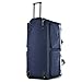 Olympia U.S.A. 33 inch Jumbo Size 8 Pockets Wheeled Rolling Duffel Bag Water Resistant Luggage Lightweight Travel Suitcase with Retractable Handle