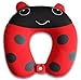 NIDO NEST Travelfriendz Kids Neck Pillows for Travel - Cute U-Shaped Animal Pillow for Car, Toddlers, Children, Birthdays - Ladybug