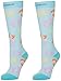 CompressionZ 20-30 mmHg Compression Socks Men & Women - Knee High Support Stockings (Babyfoot Green, X-Large)