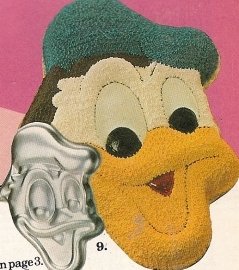 Wilton Cake Pan: Donald Duck (515-507, 1976)