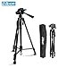 Albott Camera Tripod,55 inch Aluminum DSLR Tripod with Phone Stand for Canon,Nikon,Sony,Samsung,Olympus Camera and Phone