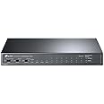 TP-Link TL-SL1311MP 8 Port 10/100Mbps Fast Ethernet PoE Switch 8 PoE+ Ports 124W, w/ 2 Uplink Gigabit Ports + 1 SFP Port PoE Recovery Extend & Isolation Mode
