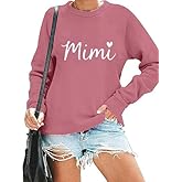MMIUAEG Grandma Shirts for Women In My Grandma Era Sweatshirt Novelty Gigi Mimi Pullover Spring Casual Top