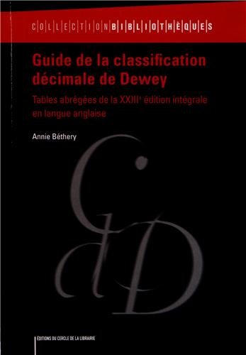 Guide de la classification décimale de Dewey