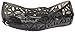 Crocs Women's Isabella Jelly II Flat Sandal, black/black, 8 M US