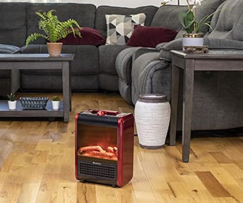 Comfort Zone CZFP1 Portable Fireplace Heater Electric