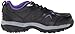 Skechers for Work Women's D'Lite SR Slip Resistant Work Shoe,Black/Purple,7.5 M US