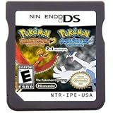 New Pokemon Heart Gold Soul Silve Version Games 2 In 1 USA Reproduction Version For Nintendo DS 3DS 2DS