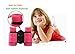 Rayhee Rubber 4x30mm Toy Binoculars for Kids - Bird Watching - Educational Learning - Hunting - Hiking - Birthday Presents - Gifts for Children - Outdoor Play (Pink)