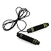 Jump Rope for Women,Men&Kids,Crossfit Jump Rope ,With Memory Foam Handles & Weighted Speed Cable & Fitness Workout, Jumping Exercise, Skipping, MMA and Boxing - Black