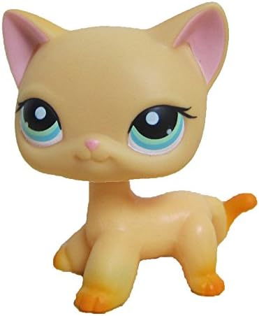 Mamum LPS Brown LPS Cat Toy, Pet Collie Dog Child Girl Figure Toy Loose Cute