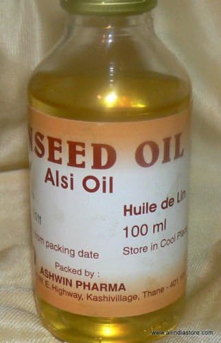 Linseed Alsi Oil 3.5 fl oz - 100 ml Aswin Pharma Pure Flax Seed Oil (100ml)