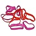 Gift Boutique 96 Valentines Day Party Favors for Kids includes 12 Valentine Glasses 12 Bracelets and 72 Heart Temporary Tattoos Bulk Toys for Teacher Prizes