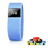 Fitness Tracker TW64 Smart Watch TopBest Bluetooth Bracelet Call Remind Remote self-timer Smart band Calorie Counter Wireless Pedometer Sport Sleep Monitor For Android IOS Phone (Blue)
