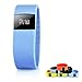 Fitness Tracker TW64 Smart Watch TopBest Bluetooth Bracelet Call Remind Remote self-timer Smart band Calorie Counter Wireless Pedometer Sport Sleep Monitor For Android IOS Phone (Blue)