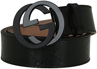 Man's Fashion GG Leather Alloy Buckle Belt (34"-36"(115))