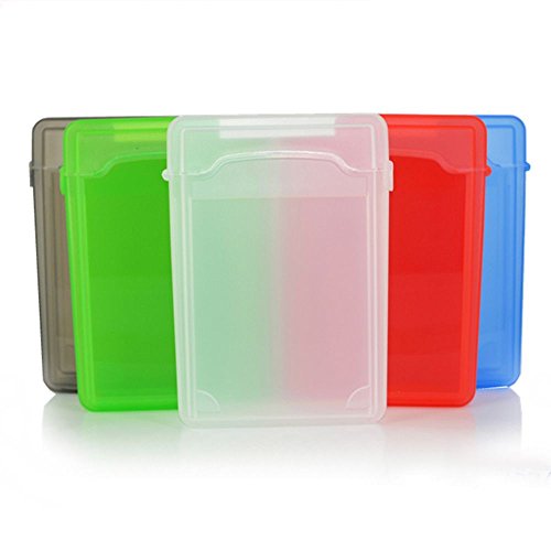 Unmengii Practical Enclosure Hard Disk Drive Plastic Case HDD IDE SATA 3.5 Inch Container Storage Box Protection
