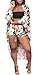 Women's Sunmmer Floral Print 2 Piece Set Cardigan Cover-Up+Shorts Size XL (Floral)