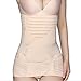 3 in1 Postpartum Support - C Section Recovery Belly Wrap Waist/Pelvis Belt Body Shaper Postnatal Waist Shapewear (Nude, Plus Size)