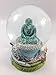 Vintage Snow Globe Water Art Glass Paper Weight Dome Holder 3D Resin Japan Souvenir Gift 002