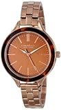 Caravelle New York Women's 44L128 Analog Display Japanese Quartz Rose Gold Watch