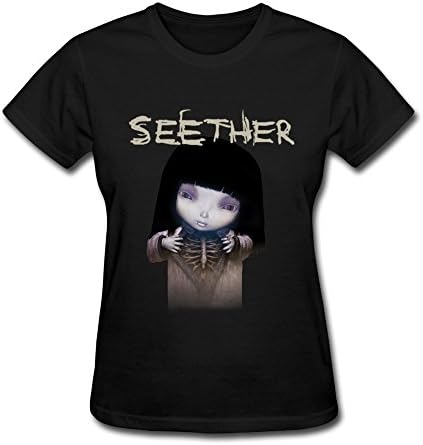 GOOOSO Women's Seether Finding Beauty In Negative Spaces T Shirt Black XS