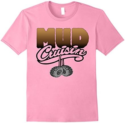 Mens Mud Cruising UTV / ATV / RZR Offroad Riding 4x4 Trail Tshirt XL Pink