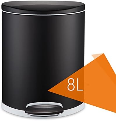 Step trash can,Waste bins with lids waste bins for kitchens bathrooms bedroom office-D