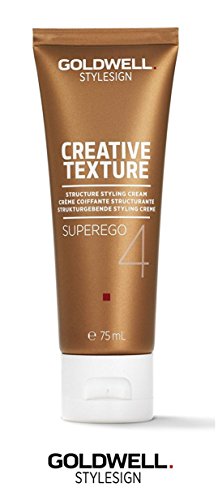 Goldwell Stylesign 4 Creative Texture Superego Structure Styling Cream, 2.5 oz (with Sleek Steel Pin Tail Comb)