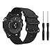 MoKo Band Compatible with Garmin Fenix 3, Fine Woven Nylon Adjustable Replacement Strap Fit Fenix 3/Fenix 3 HR/Fenix 5X/5X Plus/D2 Delta PX/Descent mk1/ Quatix 3, Double Buckle Ring,