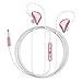 Picun S6 Sports Earbuds in Ear Headphones with Microphone&Volume Control for Running Gym Workout Jogging,Ship from USA(White Rose Gold)