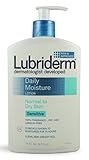 Lubriderm Sensitive Skin Therapy Moisturizing Lotion for Dry Skin, 16-Ounce Pump Bottle