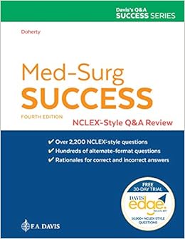 Med Surg Success Nclex Style Q A Review 9781719640534 Medicine Health Science Books Amazon Com