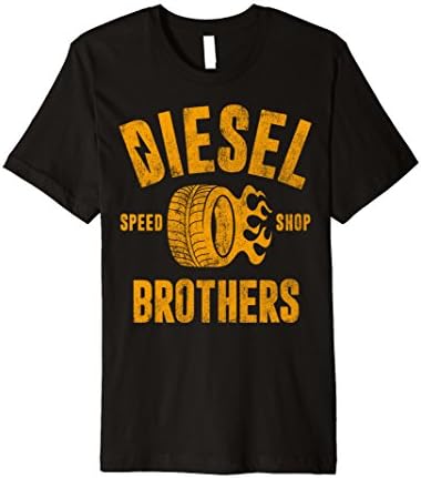 Diesel Brothers Speed Shop Gold Vintage Premium T-Shirt
