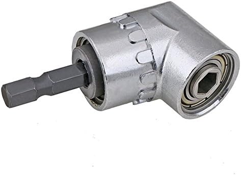 105 Degree Right Angle Drill Attachment 1/4inch Hex Bit Socket Screwdriver Holder Adapter,Power Drill Repair Tool by Rekukos