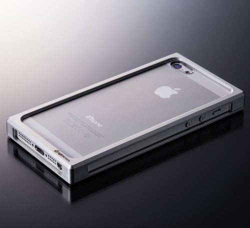 Hybrid Alminium Bumper Silver for iPhone5