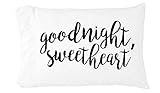 Oh, Susannah Goodnight Sweetheart Toddler Size Pillowcase (1 Pillow Cover 14 x 20.5 Inches) for Her Room Decor