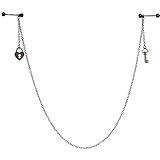 Love Barbell Nipple Chain