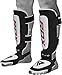RDX Shin Guards for Kickboxing, Muay Thai, MMA Fighting and Training, Cowhide Leather Instep Leg Protector Foam Pads for Sparring, Martial Arts, Protective Gear for BJJ and Boxing