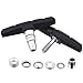 Hotop V Bike Brake Pads with Hex Nuts and Spacers V Bicycle Brake Blocks Set 70 mm (2 Pairs, Black)thumb 1
