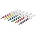 Tinksky 6pcs Novelty Syringe Shaped Highlighter Fluorescent Pens in 6 Different Colors (Yellow+Orange+Blue+Green+Red+Purple)
