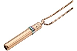 Maxhoo 528 Hz Breathing Necklace, 528 Hz Whistle for Anxiety Relief, Meditation Anxiety Necklace for Women & Men, Mindfulness Breathing & Calming Necklace