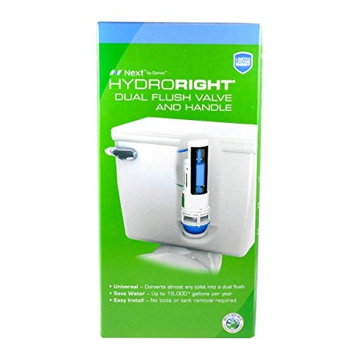 NEXT BY DANCO HydroRight Dual Flush Valve Converter with Lever Handle, Gray Handle, 1-Pack (HYR271T) (Renewed) - Thumbnail 6