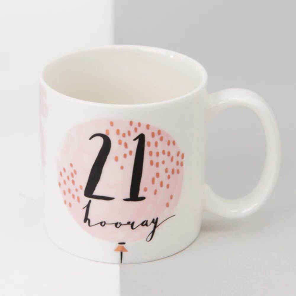 Widdop And Co Hotchpotch Luxury Ceramic Female Mug Rose Gold 21st Birthday Gift Boxed