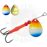 Shortbus Flashers 3.5 Spinner - Blue Tip Rainbow