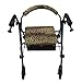 Crutcheze Leopard Rollator Walker Seat and Backrest Covers Designer Fashion Accessories Made in USA