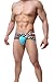 Dominik Cotton Jock Straps Underwear, Mens, Black, White, Red, Green & Blue Colors (M, Turquoise Blue)