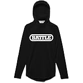Battle Sports Light Action Face Mask Workout Hoodie - Raglan Cut Sleeveless Hoodie for Adults & Youth
